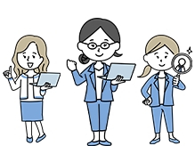 女性のイラスト