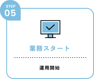 業務スタート
